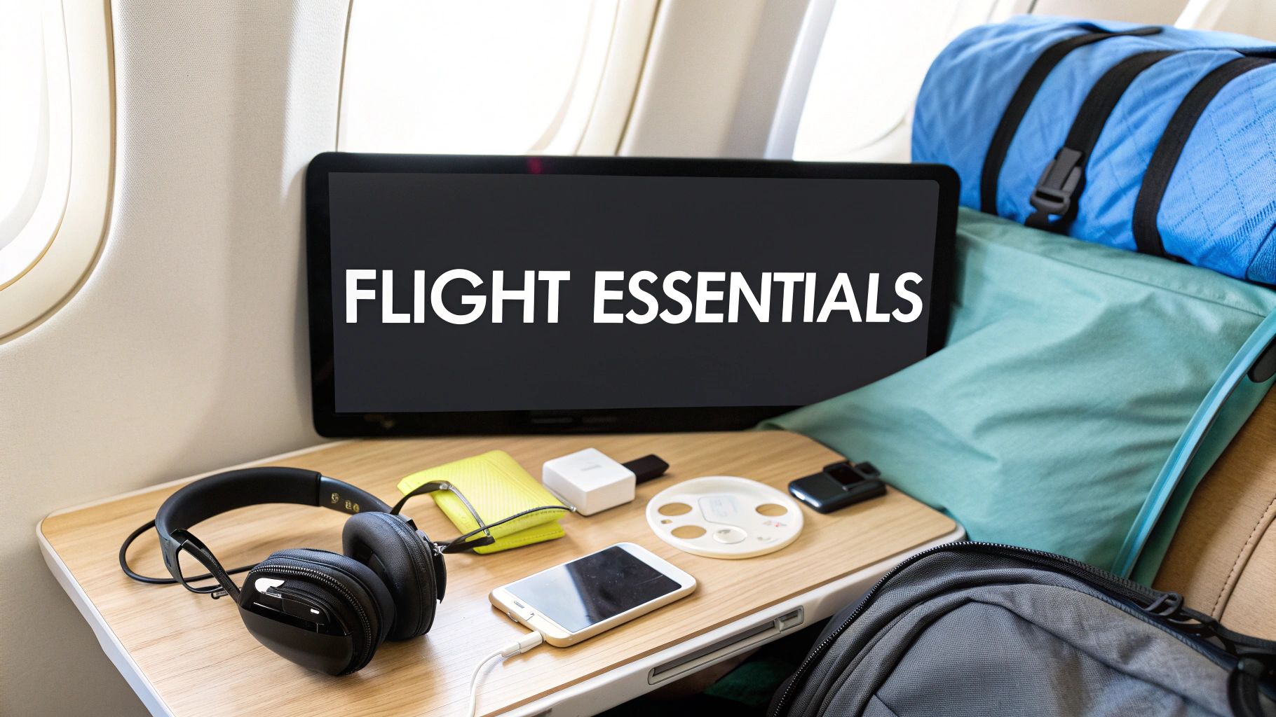Top Travel Accessories for Long Flights: Stay Comfortable & Entertained