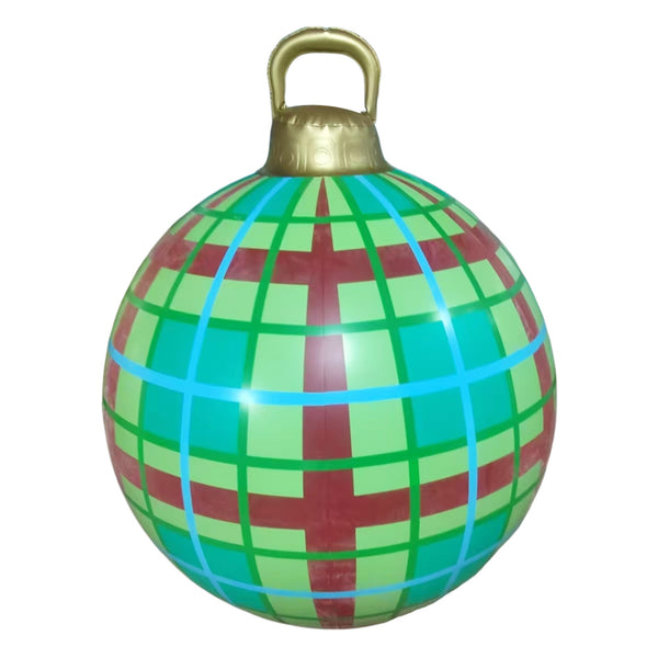60cm Christmas Inflatable Ball PVC Xmas Tree Baubles Outdoor Party Home Decor