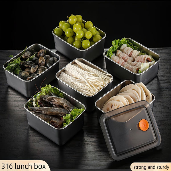 Stainless Steel Food Storage Containers with Lids For Food Fruit