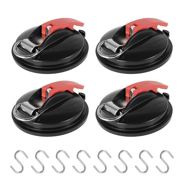 Suction Cup Anchor Holder 4pcs Multifunctional Wall Mount Household Va