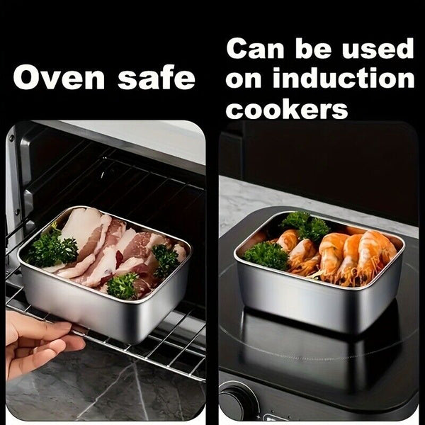 Stainless Steel Food Storage Containers with Lids For Food Fruit