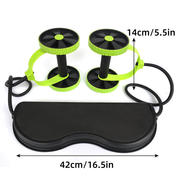 Home Gym Abs Exercise Fitness Abdominal Workout Wheel Roller Machine E