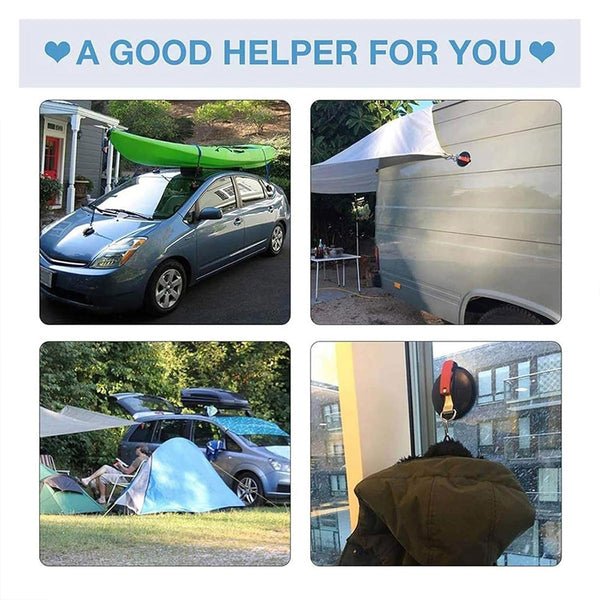 Suction Cup Anchor Holder 4pcs Multifunctional Wall Mount Household Va