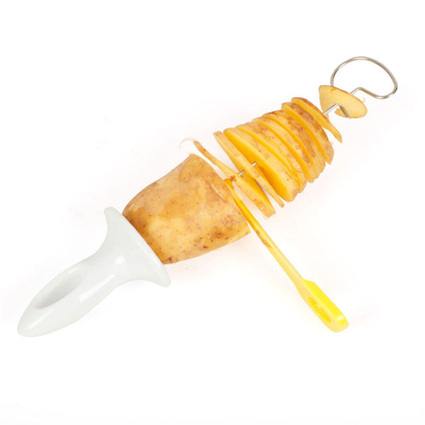 Potato -Twister Tornado Slicer Spiral Chips Maker Manual Vegetable Cut