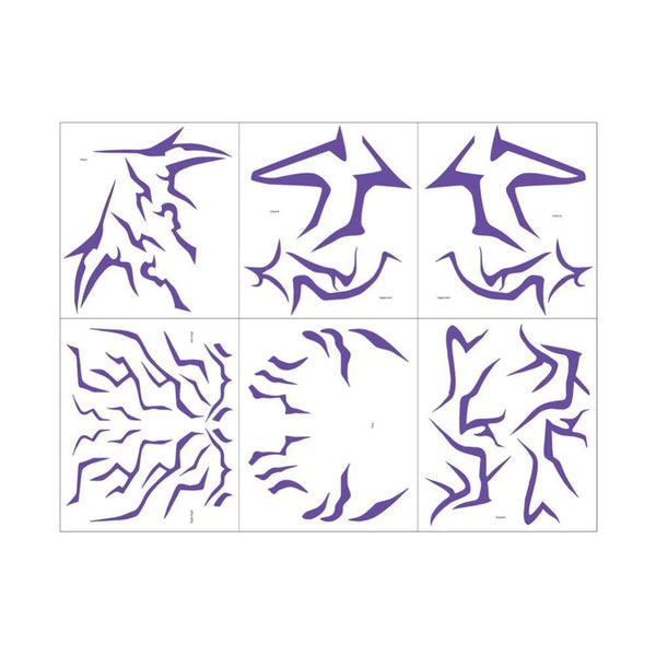 Temporary Tattoos for Cosplay-Artificial Tattoos Rumi Kpop Devil Hunte