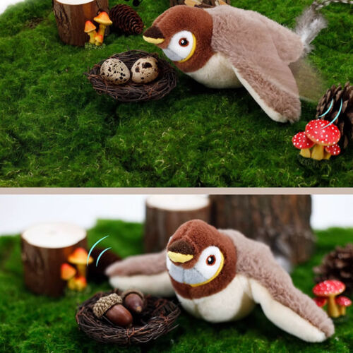 Electronic Interactive Cat Toy Flapping Wings Sparrow Bird Catnip Toys