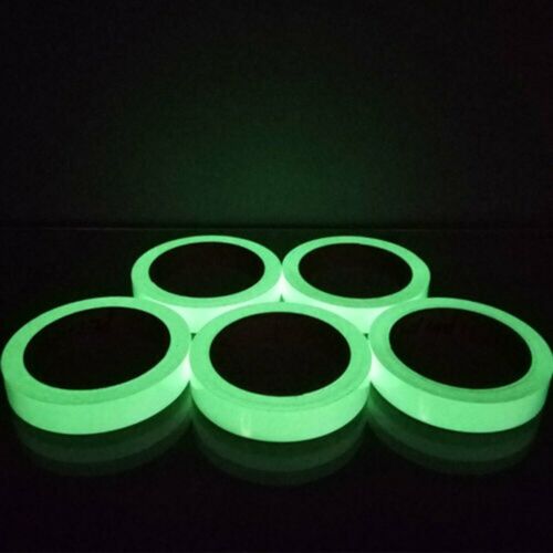 10PCS 300cmx10mm Luminous Tapes Self-adhesive Safety Home Decor Glow I