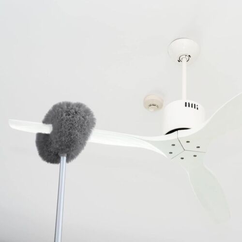 1PC Ceiling Fan Cleaner Duster with Extension Pole Reusable Microfiber
