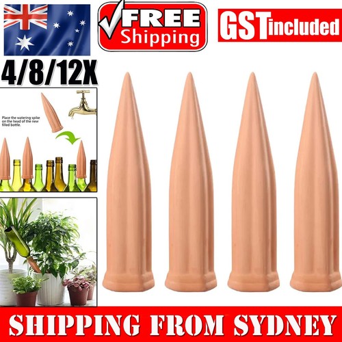 Terracotta Auto Plant Self Watering Spikes Water Drip Irrigati
