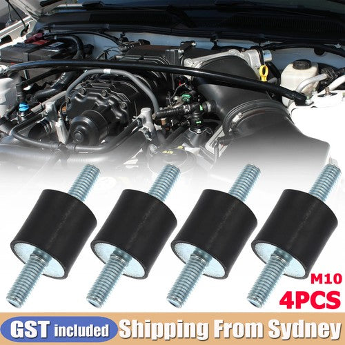 4PCS M10 30*40mm Rubber Shock Absorber Anti Vibration Isolator Mounts