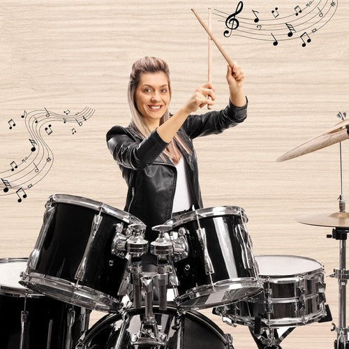 7A Maple Wood Lightweight Endearing Music Oval Tip Drumsticks Dr