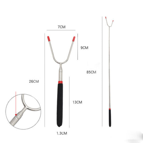 10PCS Marshmallow Roasting Sticks Extendable Fork BBQ Campfire Kids Fu