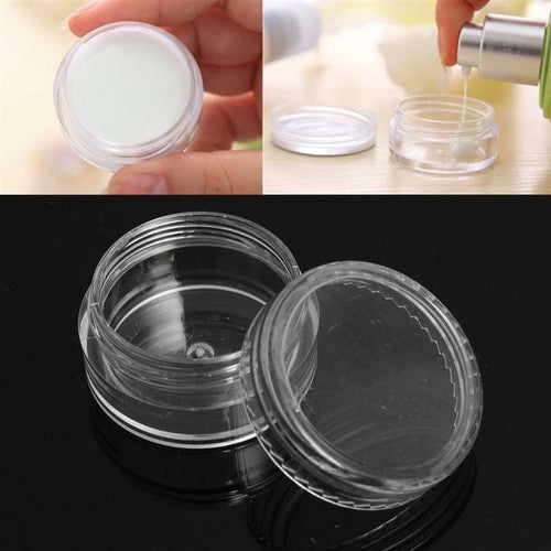 Mini Sample Bottle Cosmetic Makeup Jar Pot Face Cream Lip Balm