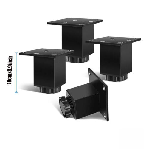 Square Cabinet Legs 10cm Bathroom Furniture Leg Adjustable Kitche