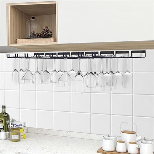 1PC 30cm Wine Glass Racks Cup Wall Mounted Stemware Hanging Wine Glass