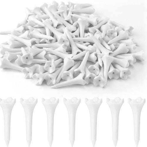 83MM Plastic Golf Tees 4 Prongs Short Tees Golf Practice Golf