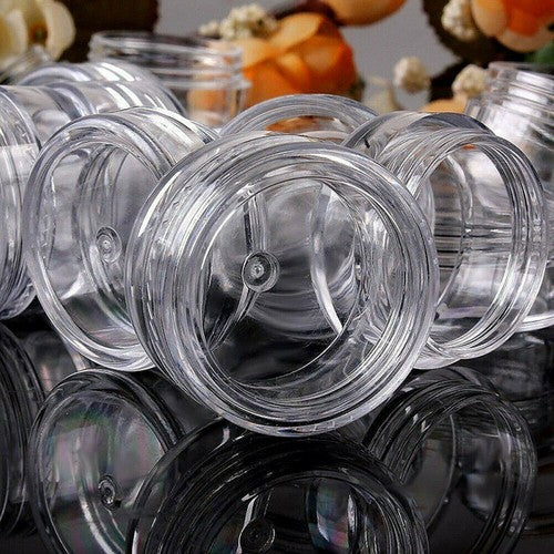 Mini Sample Bottle Cosmetic Makeup Jar Pot Face Cream Lip Balm