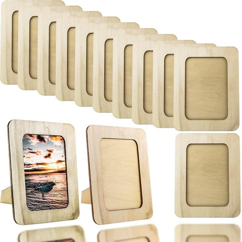 UP 100x Wooden Photo Picture Frame with Stand For Picture Photo 14x19c