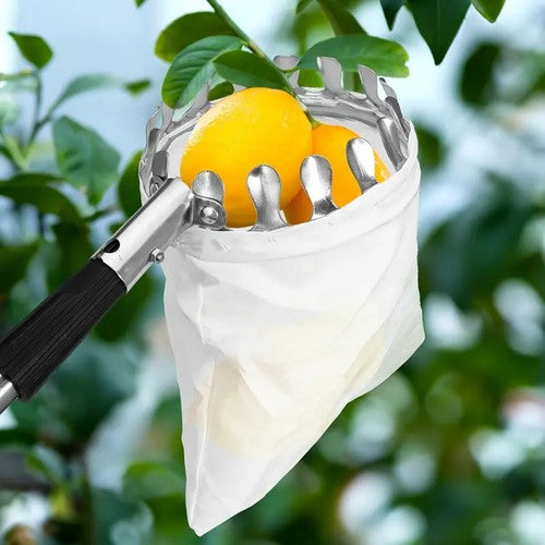 3.2M Fruit Picker Pole with Basket Telescoping Fruit Picker Tool with