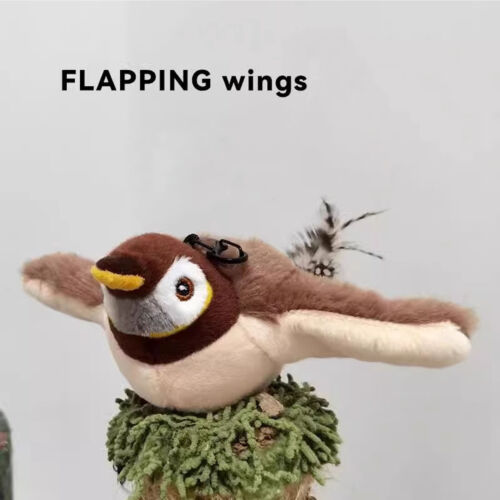Electronic Interactive Cat Toy Flapping Wings Sparrow Bird Catnip Toys