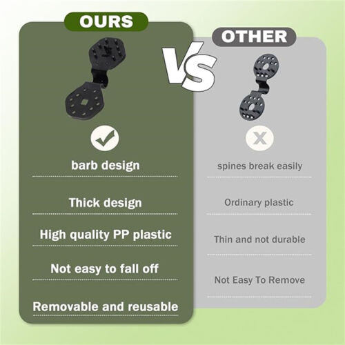 Plastic Clip Round Heavy Duty Lock for Sun Shade Cloth Net Gre