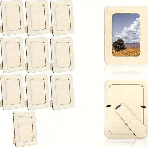 UP 100x Wooden Photo Picture Frame with Stand For Picture Photo 14x19c