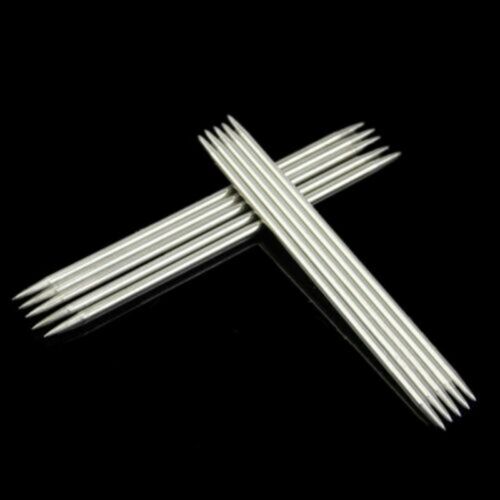 110X Double Pointed Stainless Knitting Needles Set 11 Size2-6.5mm Knit