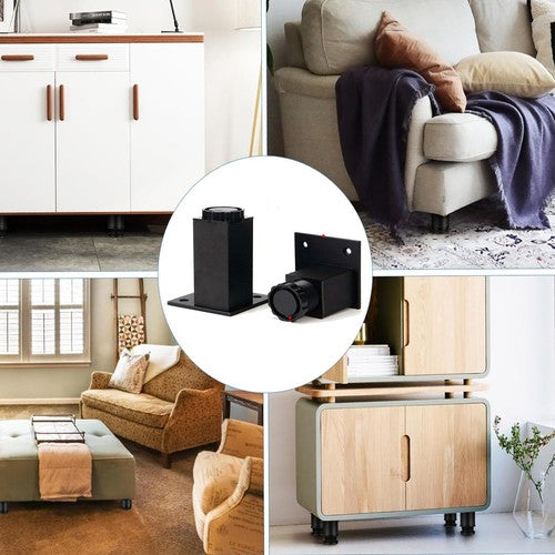 Square Cabinet Legs 10cm Bathroom Furniture Leg Adjustable Kitche