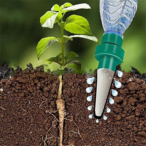 4X Drip Irrigation System Kit Drippers Self Watering Spikes Plant Flow