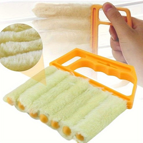 5pcs Hand Held Window Blinds Cleaner Brush Vertical Window Venetian Bl