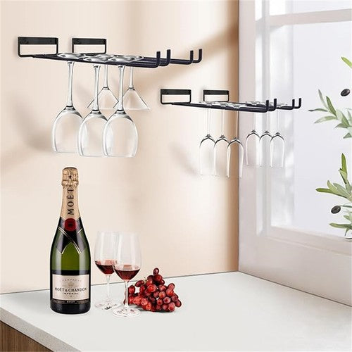 1PC 30cm Wine Glass Racks Cup Wall Mounted Stemware Hanging Wine Glass
