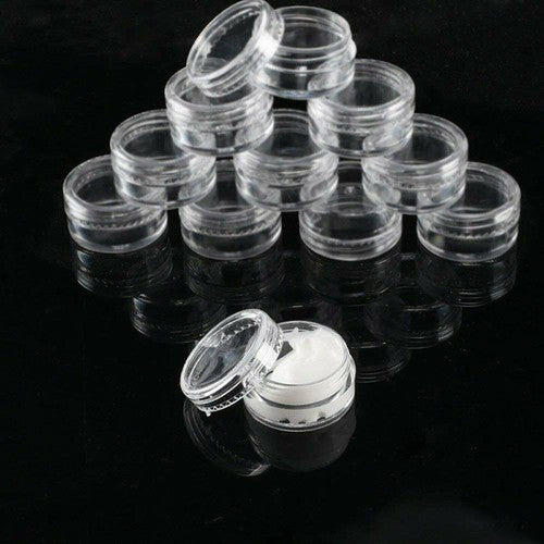 Mini Sample Bottle Cosmetic Makeup Jar Pot Face Cream Lip Balm