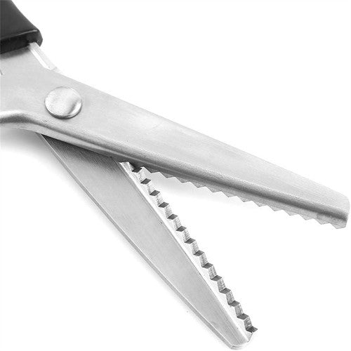 2pcs Dressmaking Shears Crafts Zig Zag Cut Serrated Scissors Serrated