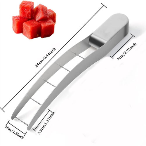 Stainless Steel Watermelon Slicer Cutter Multifunctional Fruit Fork Ki