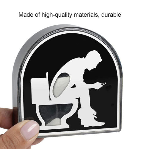 Toilet Timer Funny Hourglass Art Craft Decor Desktop for Men Dad Toy G