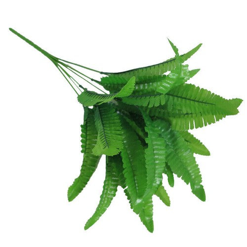 10pcs Bunch 43cm Artificial Persian Leaves Fern Grass Green Plant Gard
