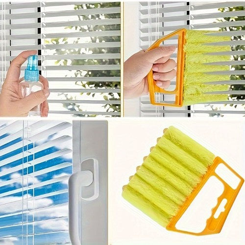 5pcs Hand Held Window Blinds Cleaner Brush Vertical Window Venetian Bl