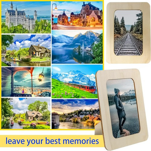 UP 100x Wooden Photo Picture Frame with Stand For Picture Photo 14x19c