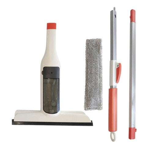 Long Handle Spray Window Cleaner Squeegee for Window Cleaning Spray To