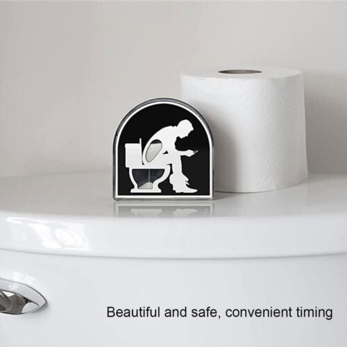 Toilet Timer Funny Hourglass Art Craft Decor Desktop for Men Dad Toy G