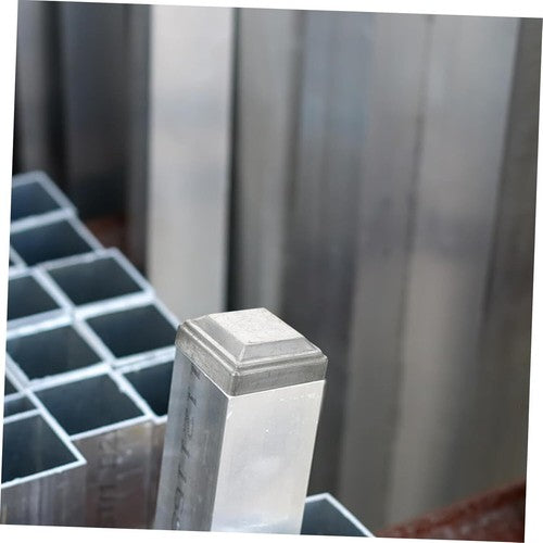 10PCS 12x12cm Square Post Tube End Cap Galvanised Iron Cover Fence Pos