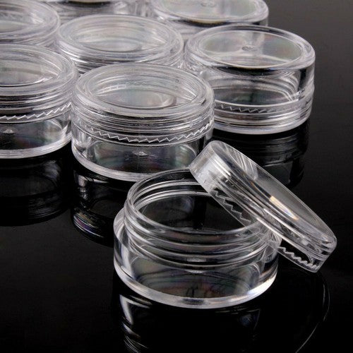 Mini Sample Bottle Cosmetic Makeup Jar Pot Face Cream Lip Balm