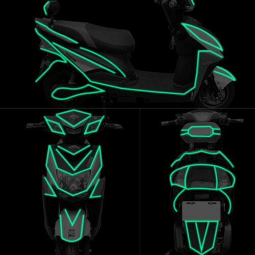 10PCS 300cmx10mm Luminous Tapes Self-adhesive Safety Home Decor Glow I