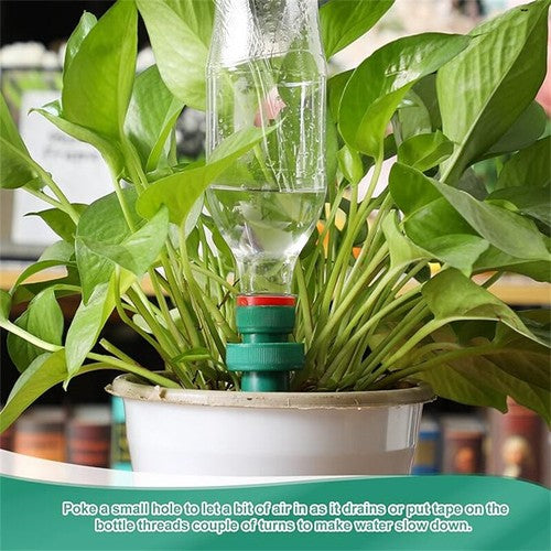 4X Drip Irrigation System Kit Drippers Self Watering Spikes Plant Flow