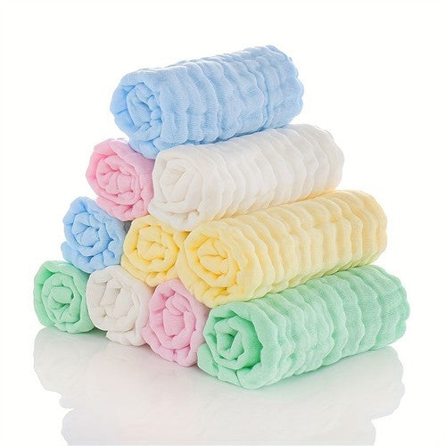 Six-Layers Baby Face Wash Towel Bubble Square Towel Bib Towel