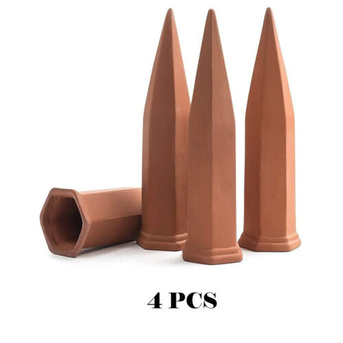 Terracotta Auto Plant Self Watering Spikes Water Drip Irrigati