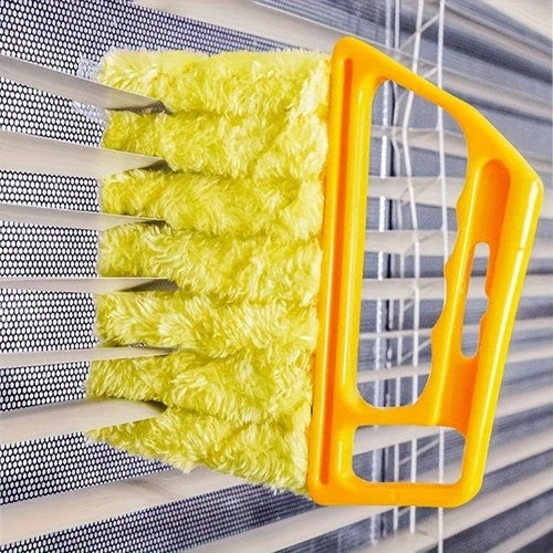 5pcs Hand Held Window Blinds Cleaner Brush Vertical Window Venetian Bl