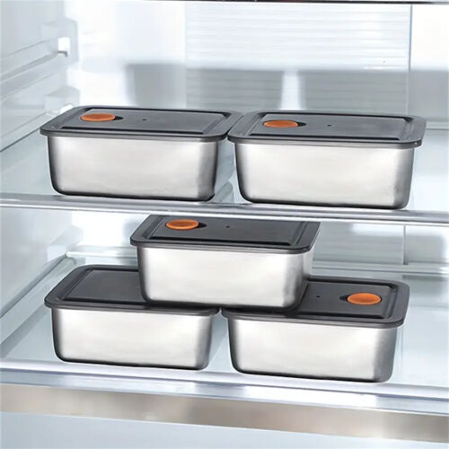 Stainless Steel Food Storage Containers with Lids For Food Fruit