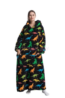 Oversized Adult 1.4m Long Kid Toddler Hooded Blanket Hoodie Ultra Swea