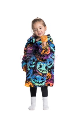 Oversized Adult 1.4m Long Kid Toddler Hooded Blanket Hoodie Ultra Swea